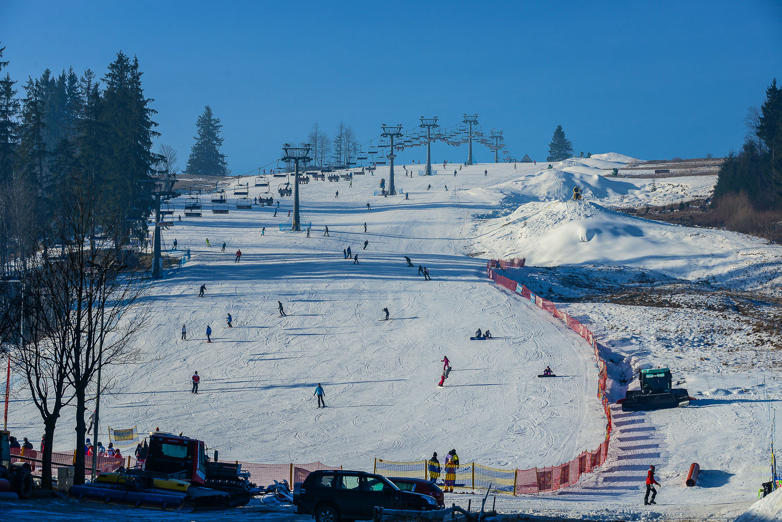 Stok narciarski w Witowie.